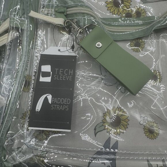 Studio Ghibli My Neighbor Totoro Clear Backpack NEW - Picture 8 of 8